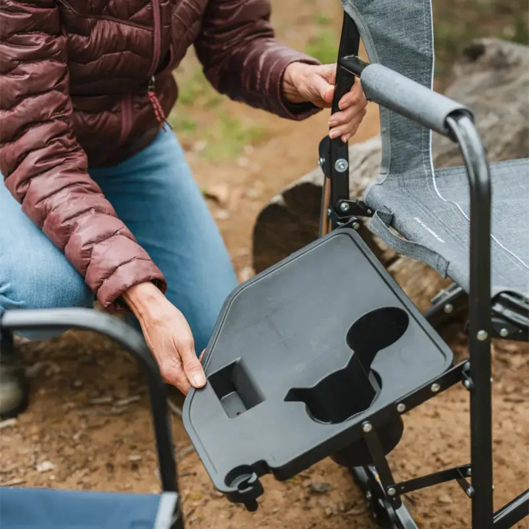 GCI OUTDOOR SILLA FREESTYLE ROCKER™ CON MESA AUXILIAR PLOMO - Imagen 3