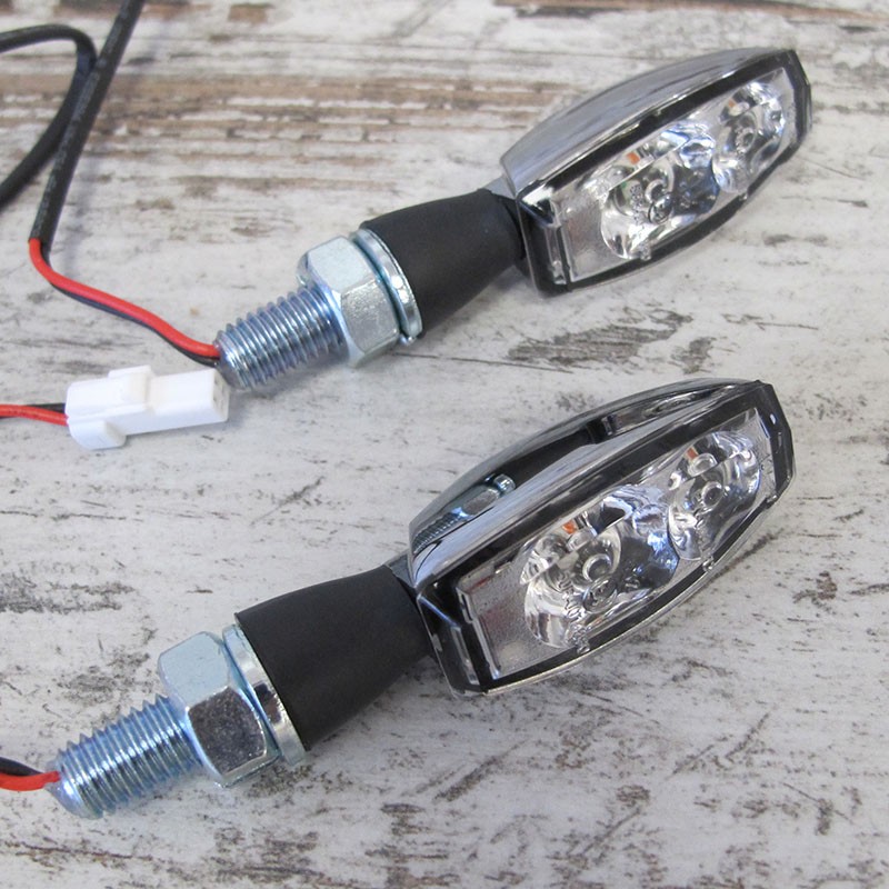 Par intermitentes blaze chrome lente clear - Imagen 2
